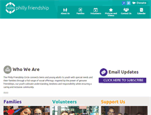 Tablet Screenshot of phillyfriendship.com